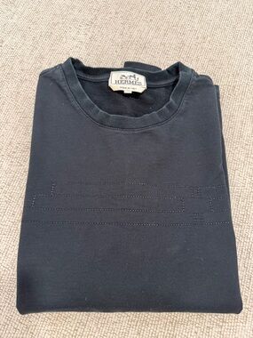 Hermes Classic Black Men’s Crewneck Sweater -